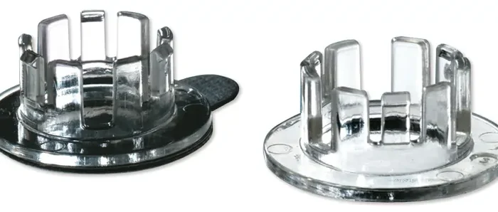 clear plastic caps for sensor instrument